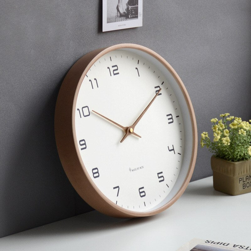 HavenOak | Wooden Wall Clock – Minimalist Scandinavian Design