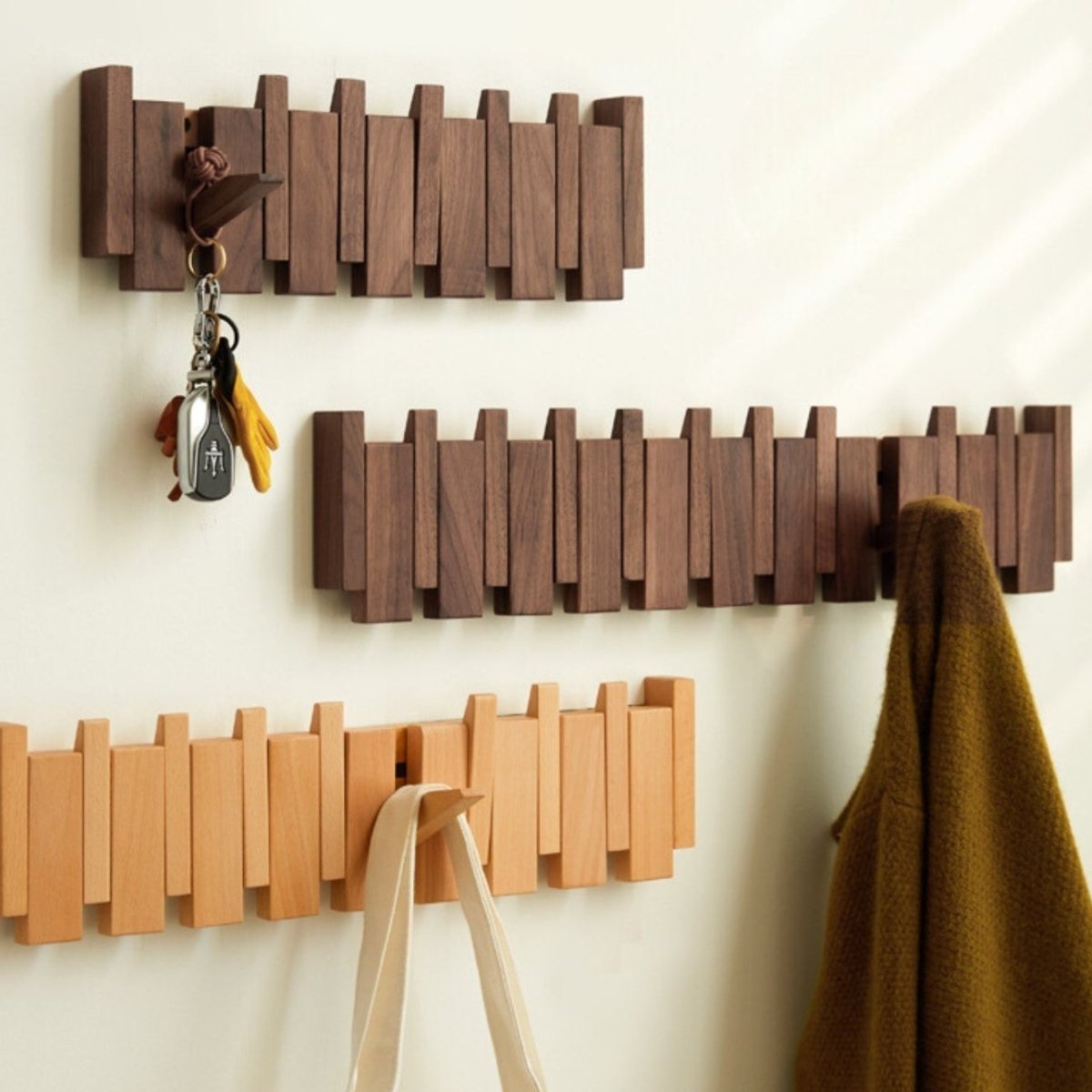 Aureon | Handcrafted Wooden Piano Coatrack