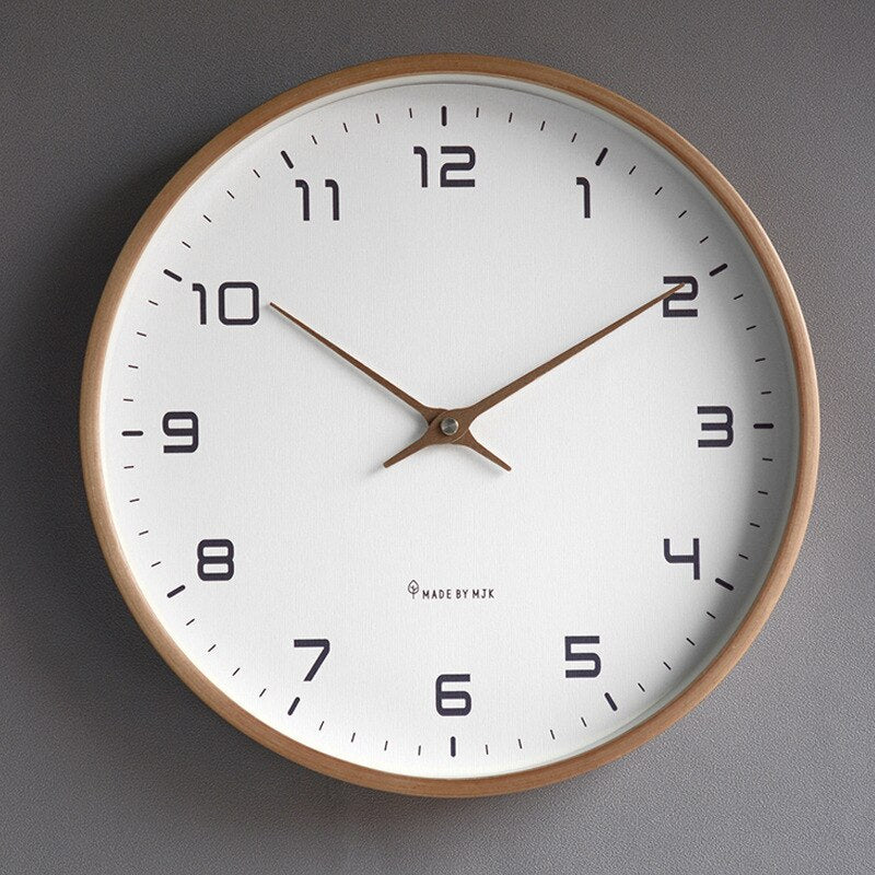 HavenOak | Wooden Wall Clock – Minimalist Scandinavian Design