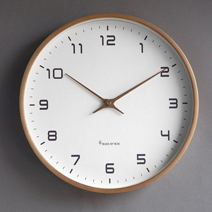 HavenOak | Wooden Wall Clock – Minimalist Scandinavian Design
